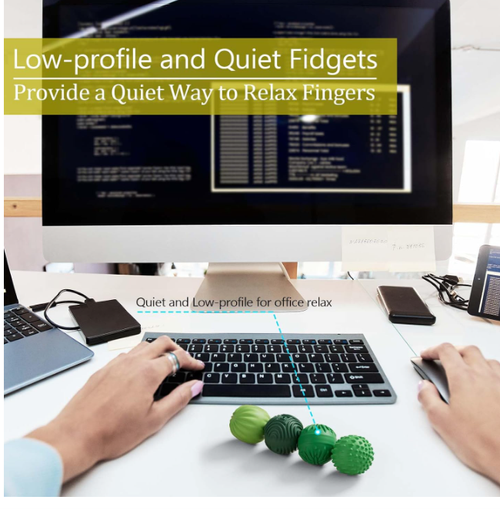 4Pcs Silicone Magnetic Sensory Balls Set