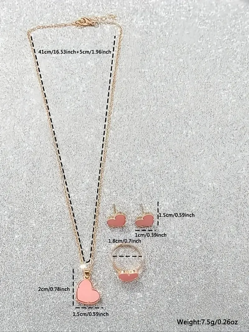 Mother's Day Gift Fashion Digital Watch Set with Belt & Bracelet, Heart-shaped Earrings, Perfect Gift for Children, Ideal for Christmas & Back-to-school Season, Wristwatch, Accessories