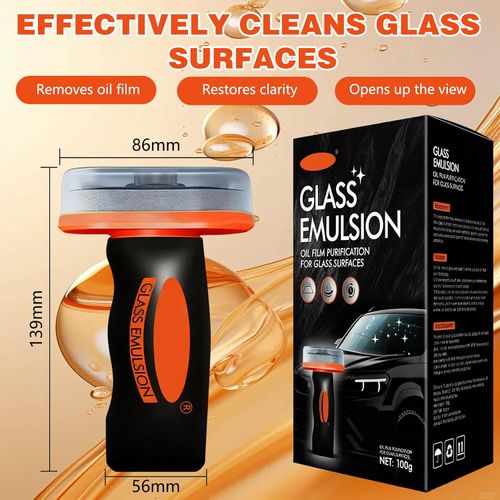 Premium Car Glass Oil Film Remover & Rain Repellent – Professional Grade