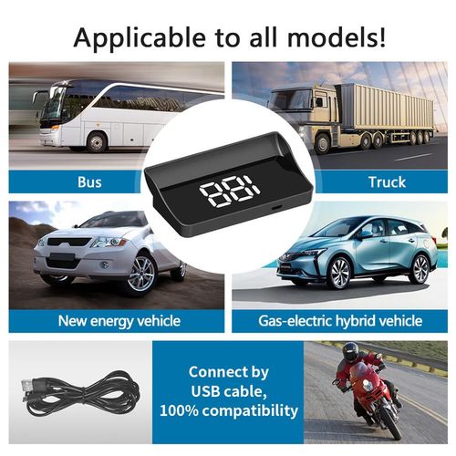 📌Bright Digital Car GPS HUD Speed Gauge
