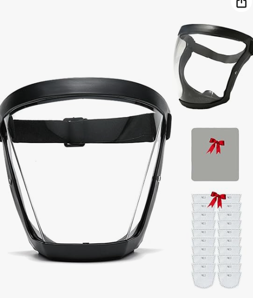 Face Shield, Tooltekt Anti-Dust & Fog-Free Face Shield,Anti-Fog Protective Full Face Shield