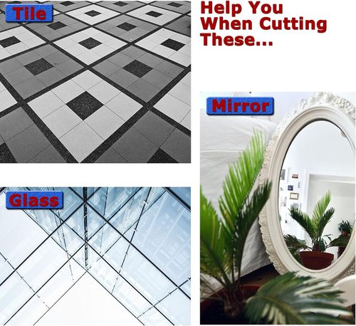 🔪2-in-1 Tile Glass Cutter, Precise Diamond Cutting Tool✨ 🧱Heavy-Duty Tile Breaking Opener for Ceramic & Thick Glass💪