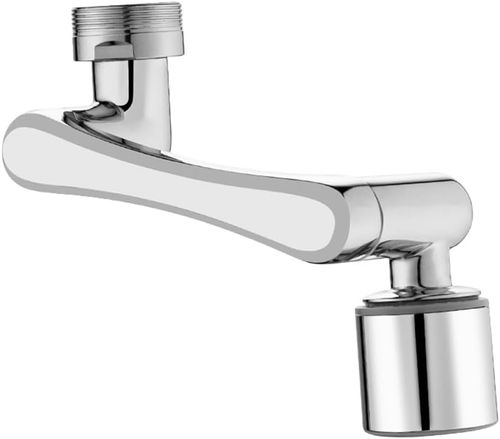 1440° Faucet Extender Swivel Faucet Splash Water Filter Extension, Kitchen Bathroom Multifunction Universal Robotic Arm (Switchable Modes)