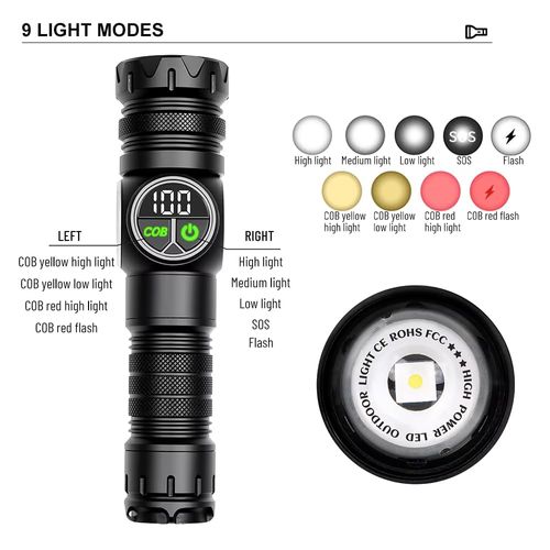 🔥Durable Multifunctional Laser Flashlight Wholesale