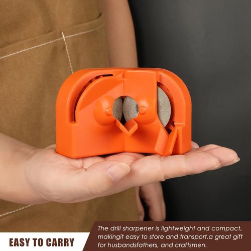 ⚙️V-type drill sharpener, restore dull drill bits in seconds.