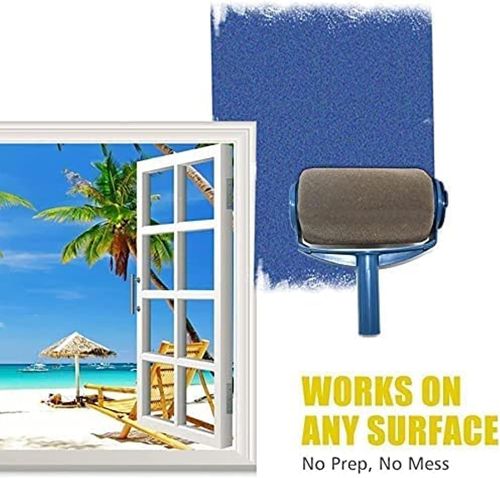 🎨 5-in-1 Paint Roller Kit | No Drip Wall Painting Tools