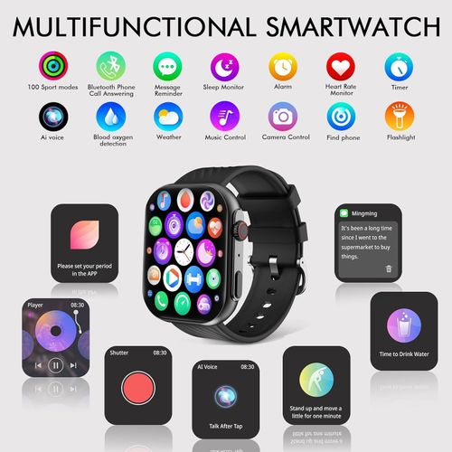 📞 Answer Calls Directly On Wrist, S12 Max Sports Smart Watch