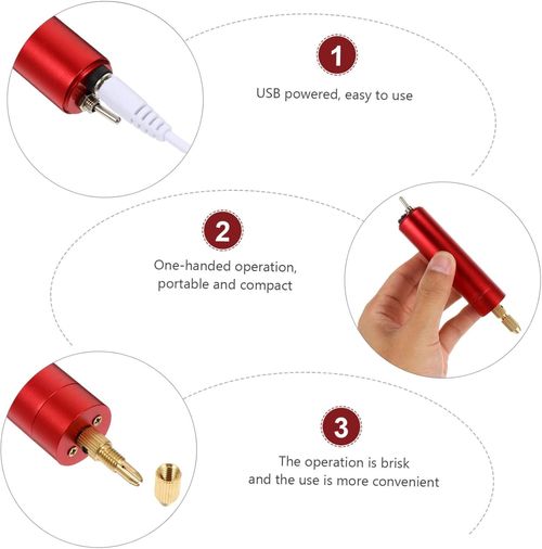 🔋 Cordless Mini Electric Drill | USB Rechargeable for DIY Crafts & Jewelry Making