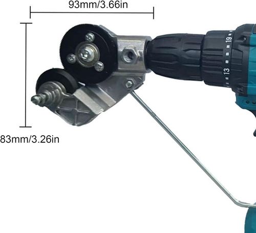 ⚙️Turn your electric drill into a metal cutting shear instantly.