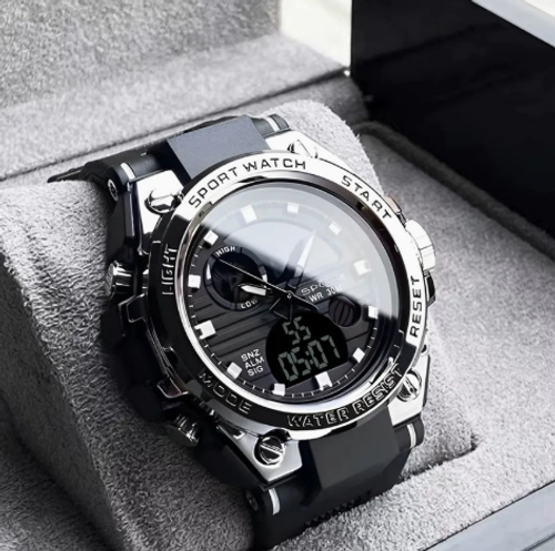 🌧️ Waterproof Multi-Function Outdoor Watch