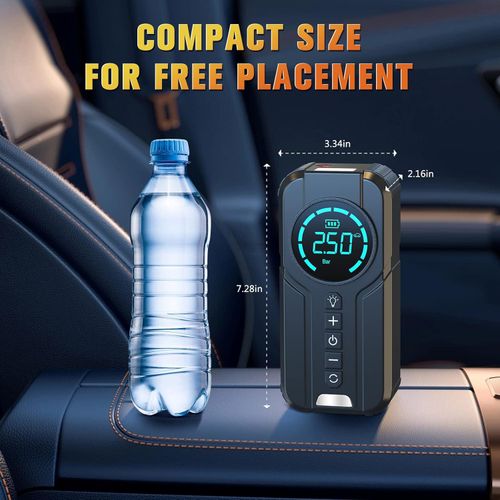 🚗 Cordless Tire Inflator Portable Air Compressor for Cars ⚡ 150PSI Wireless Air Pump Fast Inflation for Vehicles