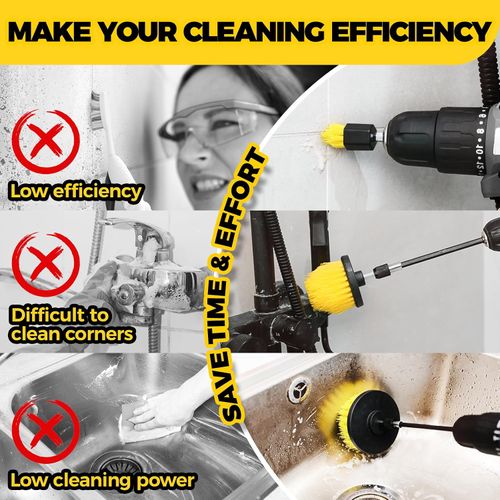 🏠 Works For Car, Bathroom, Tile & Kitchen Deep Cleaning.