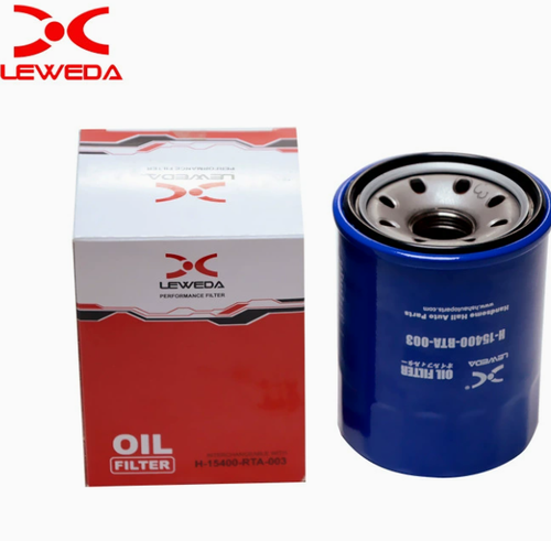 This premium LEWEDA engine oil filter is an exact OEM-grade direct replacement, ideal for all common Honda and Acura vehicles widely driven across Kenya.