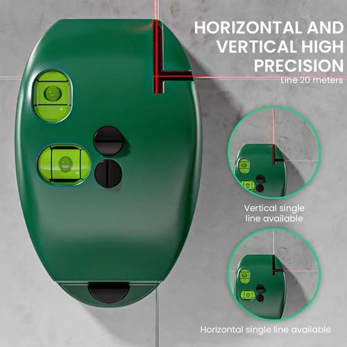 🛠️ Portable Laser Square Leveler | Perfect for wall tiling & construction