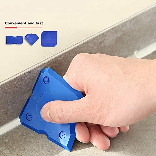 35PCS Silicone Caulking Tool Set, 3-in-1 Sealant Smoother Scraper Remover, Complete Grout Tool Kit for Kitchen Bathroom Window Tile Joint