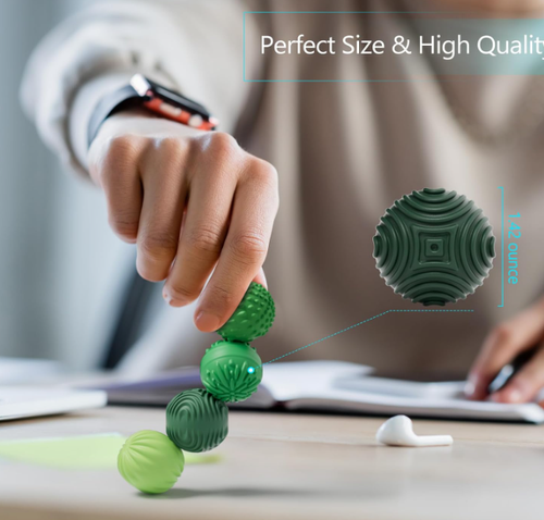 4Pcs Silicone Magnetic Sensory Balls Set