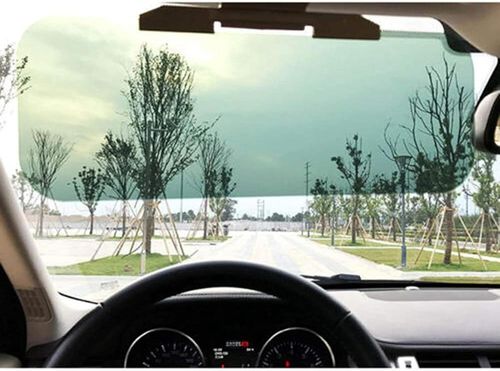🚗 Car Sun Visor Anti-Glare Anti-Dazzle Protector for Day & Night Driving