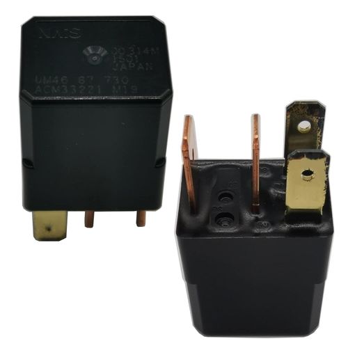 Relay UM4667730, ACM13221, CM1A-R-12V-H46 for Honda Mazda Nissan Frontier, Armada, Titan, Xterra, Pathfinder AorC Fan Motor, Head lump, Multiple Use Relay Plug in 4 Pins 12V 35A
