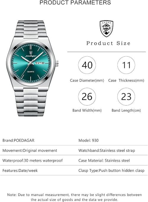 ⌚Ultra‑thin Men Watch With Night‑Glow Hands
