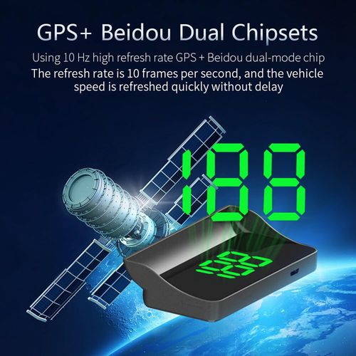 📌Bright Digital Car GPS HUD Speed Gauge