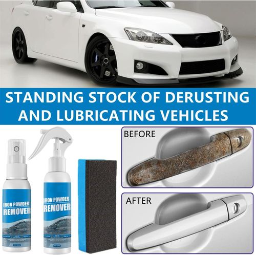 2026 New Multi-Functional Quick-Acting Rust Removal Spray, Iron Powder Remover Spray for Metal Car Steel (100ml *1)
