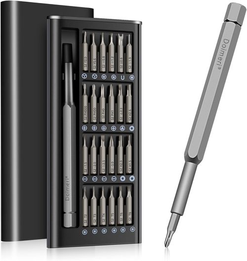 24 in 1 Precision Screwdriver Set, S2 Steel Repair Tools for Phone & Clock Disassembly