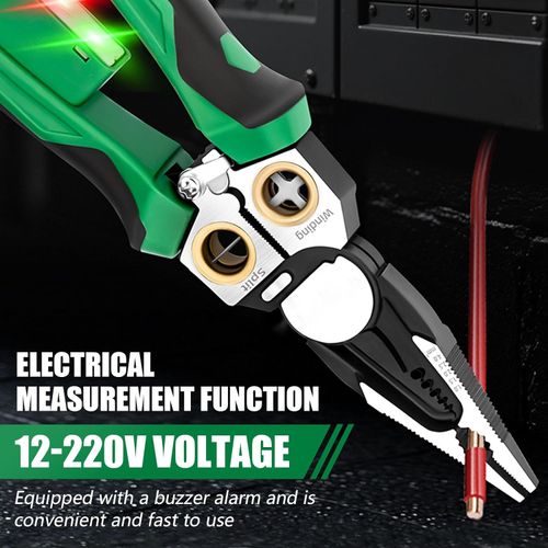🛠️8-in-1 Multifunctional Electrician Pliers Wire Stripper & Cable Cutter