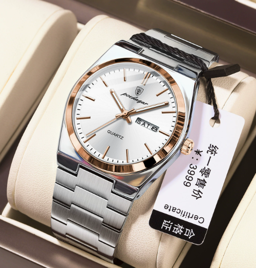 ⌚Ultra‑thin Men Watch With Night‑Glow Hands