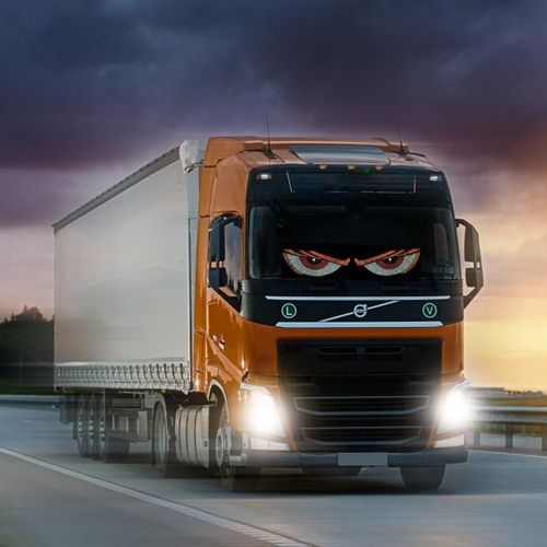 ✨ Transform Your Car! Animated LED Devil Eye Display Light