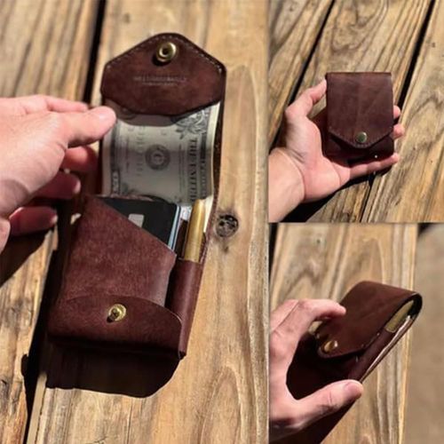 🔥Slim Multifunctional Leather Wallet For Men & Women.
