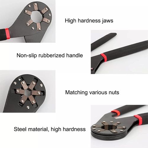 ⚙️Universal Hex Wrench, Fits Nuts For Motorbikes, Pipes & Farm Gear.（Only payment by cash on delivery is supported.）