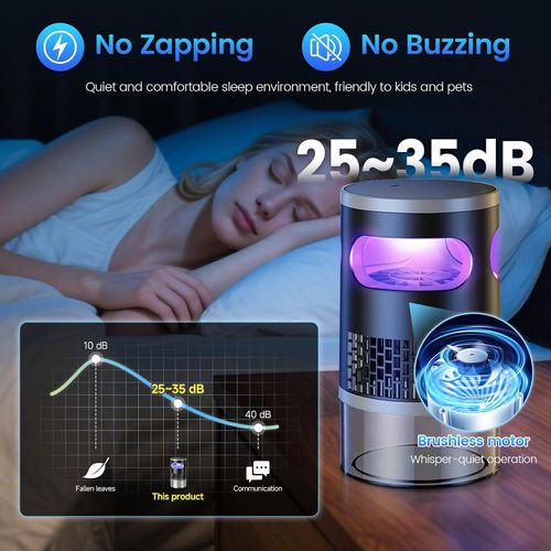✨ Smart Indoor Fly Trap Night Lamp for Home Decor