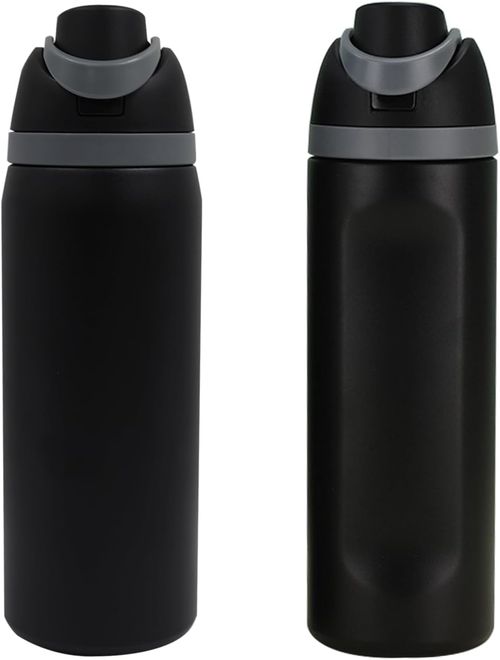 🥤32oz Owala 304 Stainless Steel Insulated Water Bottle, Leak-Proof Double-Wall Tumbler with Dual Drinking Lids