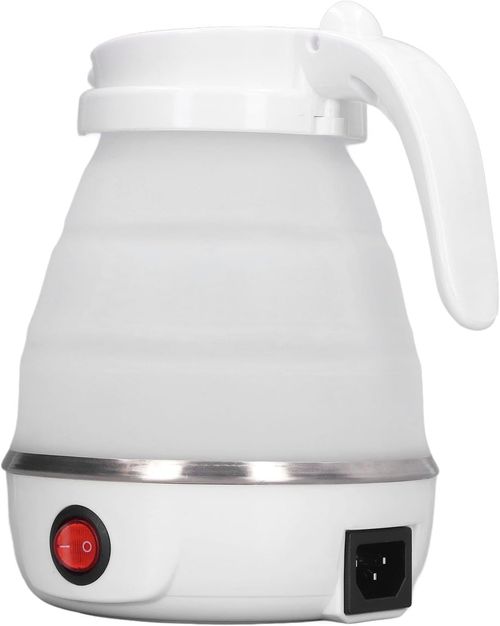 500ML Foldable Silicone Electric Kettle, 220-240V UK Plug Portable Travel Kettle for Kenya