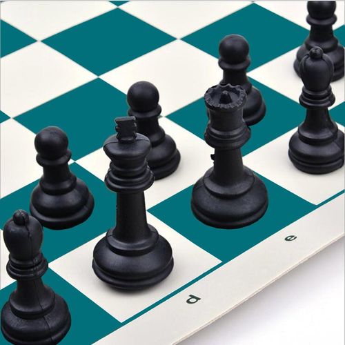 Portable Tournament Chess Board Game Mat+FREE Carrier Bag.