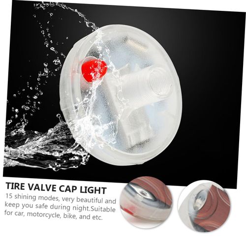 ☀️（Four solar lights） Solar Powered Tire Valve Light, Colorful Wheel Decor for Cars, Motorcycles & Bikes.