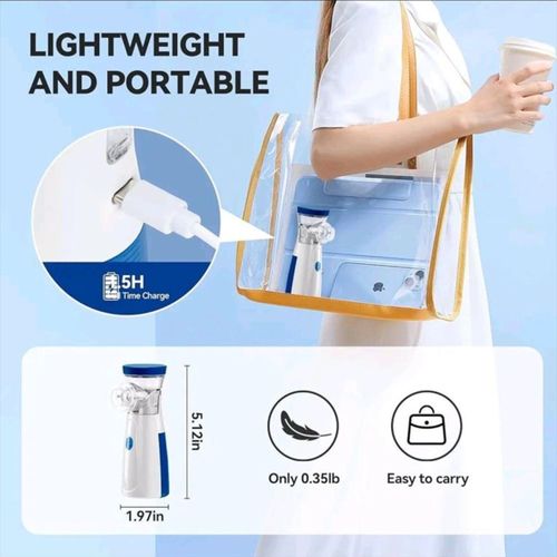 💨 Large Fine Mist Handheld Inhaler, Rechargeable Medical Grade
