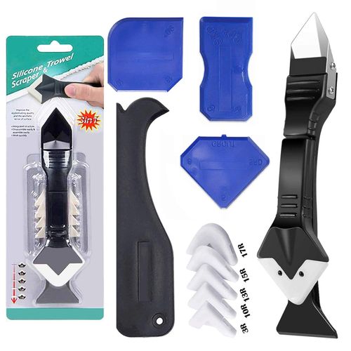 35PCS Silicone Caulking Tool Set, 3-in-1 Sealant Smoother Scraper Remover, Complete Grout Tool Kit for Kitchen Bathroom Window Tile Joint