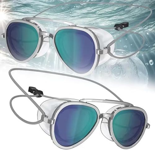 🌊 Mirror Anti-Fog Swim Goggles Full Wide View For Adults