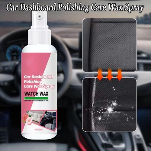 ✨ 120ml Car Dashboard Polish Wax Spray – UV Protection & Plastic Restorer