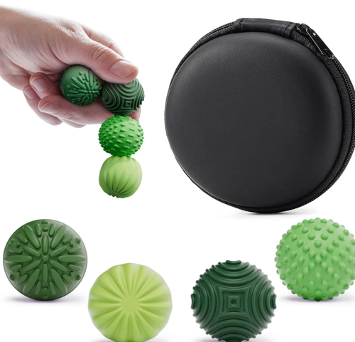 4Pcs Silicone Magnetic Sensory Balls Set