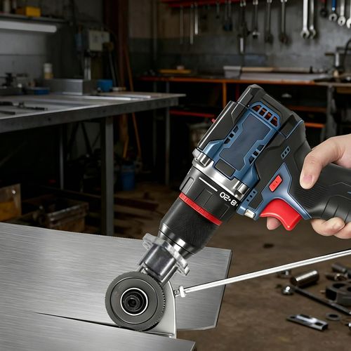 ⚙️Turn your electric drill into a metal cutting shear instantly.