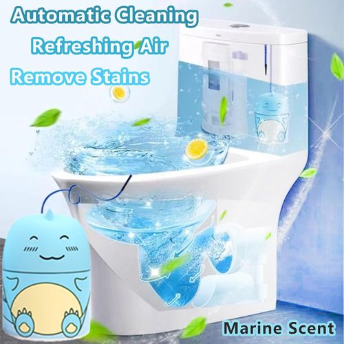 ✨ 120ml Cute Cat Toilet Cleaner Gel (Ocean Breeze) - Long-Lasting Fresh Scent & Anti-Stain Deodorizer for Bathroom