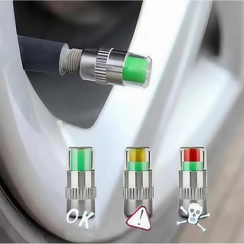 🔥49% Off Full Copper Anti-Theft Version🔥4 PCS Car Tire Pressure Monitor Valve
