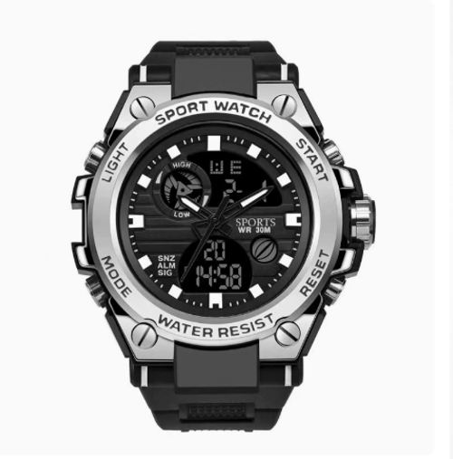 🌧️ Waterproof Multi-Function Outdoor Watch