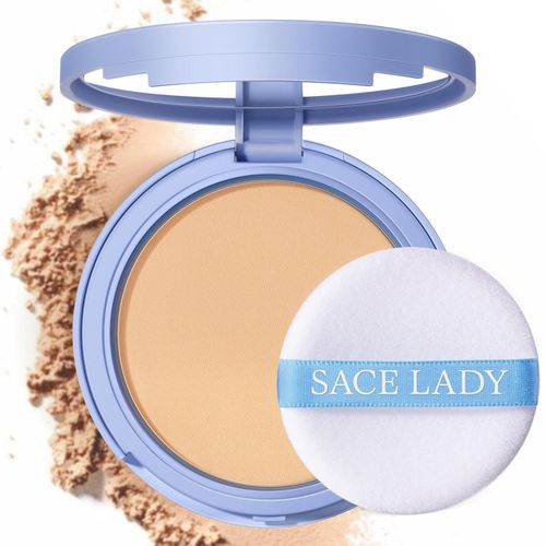Wheat Skin Tone Oil Control Pressed Powder | Waterproof Matte Setting Powder