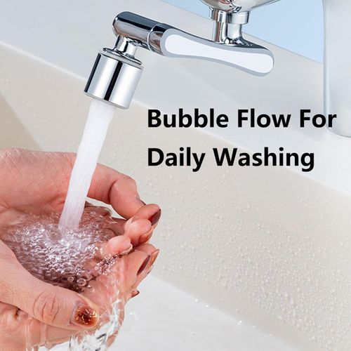 1440° Faucet Extender Swivel Faucet Splash Water Filter Extension, Kitchen Bathroom Multifunction Universal Robotic Arm (Switchable Modes)