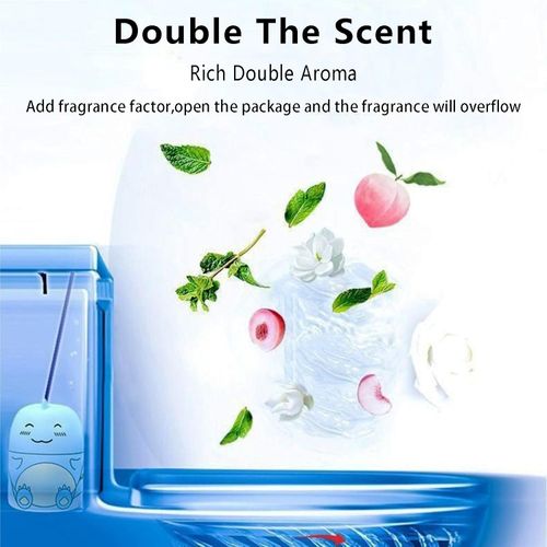 ✨ 120ml Cute Cat Toilet Cleaner Gel (Ocean Breeze) - Long-Lasting Fresh Scent & Anti-Stain Deodorizer for Bathroom