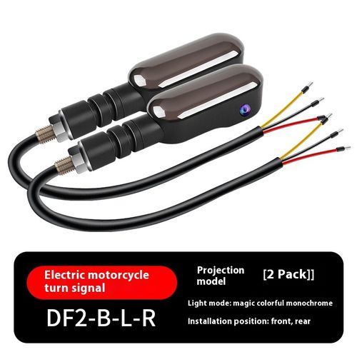 ✨ DF2-B-L-R LED Motorcycle Turn Signals | 2-Pack Universal Lights
