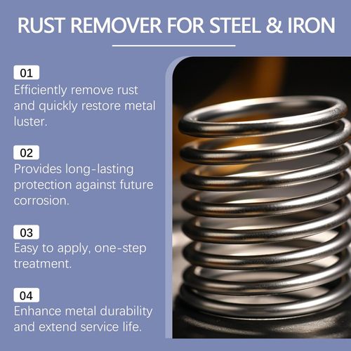 ✨ 120ml Rust Remover Spray - Fast-Acting Metal Cleaner for Bolts & Tools